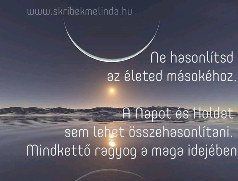 Ne hasonlítsd az életed másokéhoz…